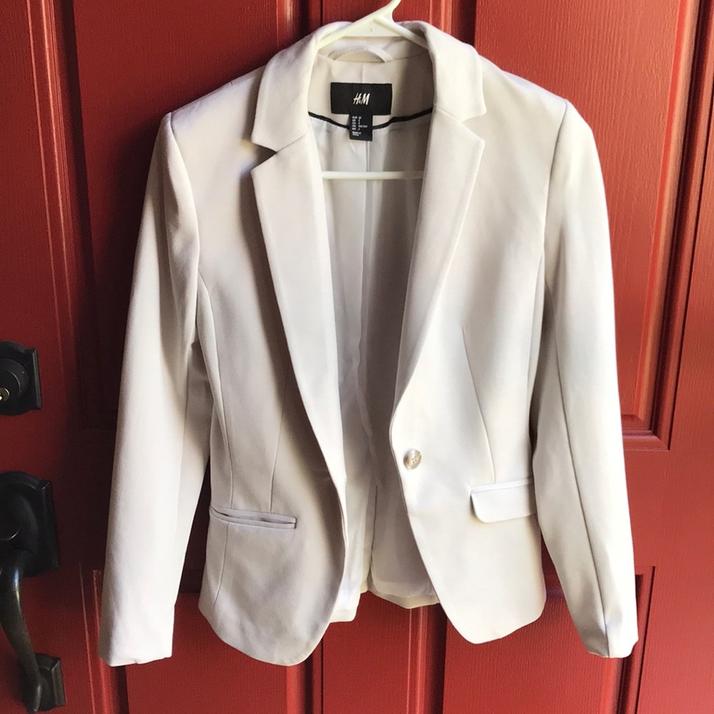 Cream blazer